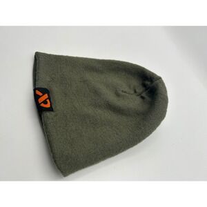 First Lite Beanie Hat Olive Green Orange Logo Hunting Fishing Outdoor Knit Cap
